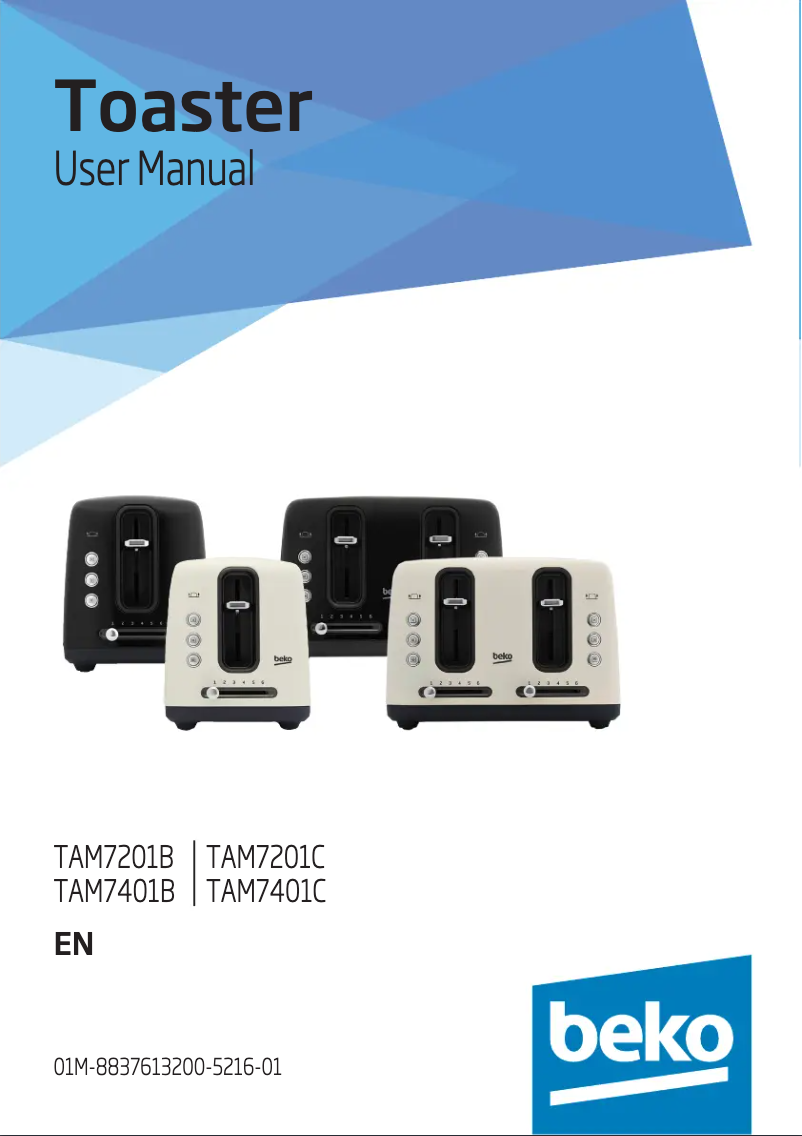 Image de la première page du manuel de l'appareil TAM7401B