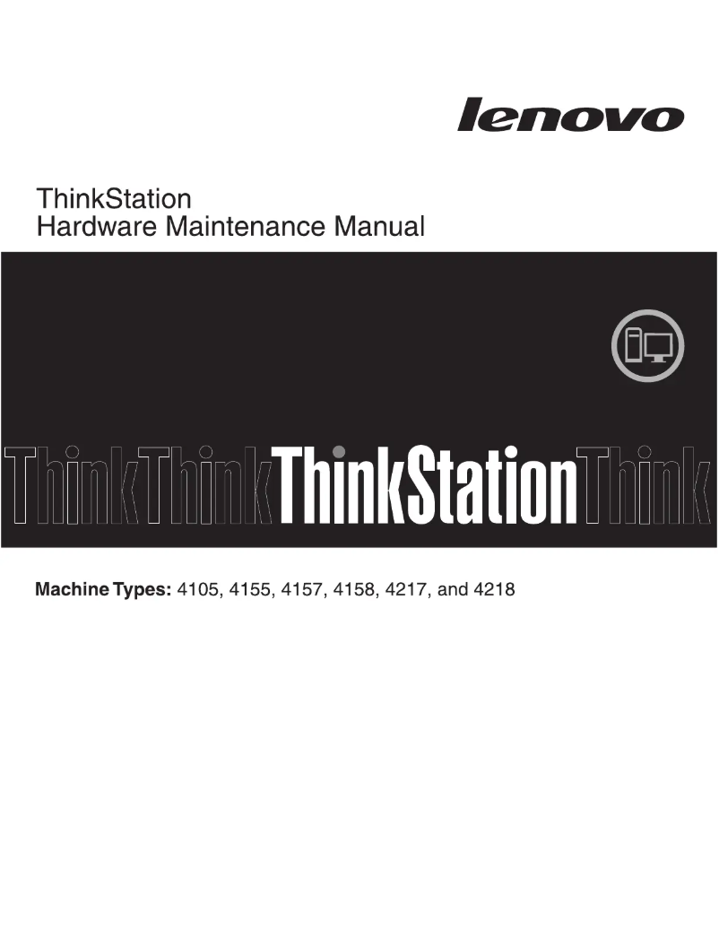 Imagen de la primera página del manual del dispositivo ThinkStation D30