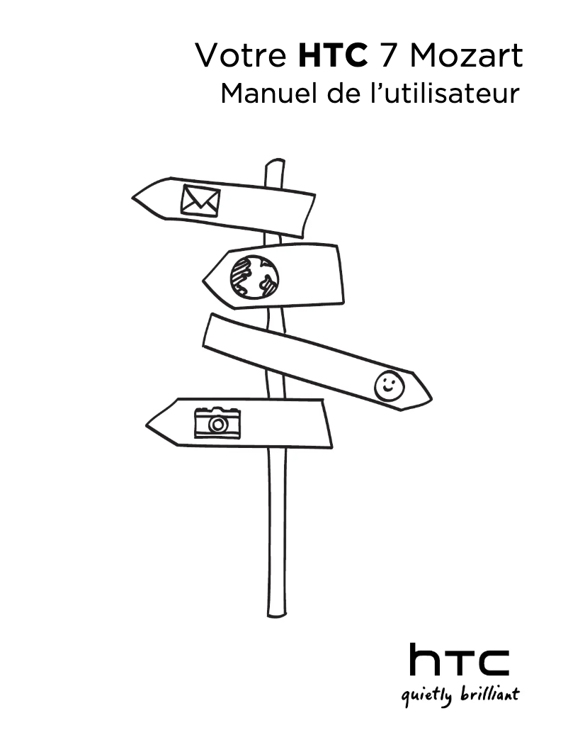 Page 1 de la notice Manuel utilisateur HTC 7 Mozart