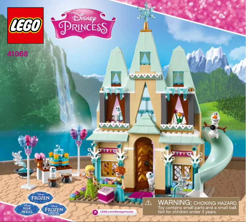 Page 1 de la notice Manuel utilisateur Lego Arendelle Castle Celebration
