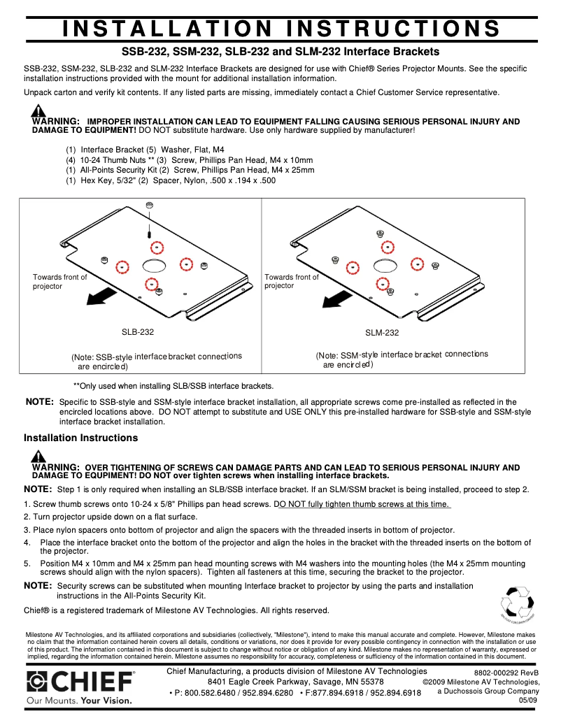 Image de la première page du manuel de l'appareil SLM232