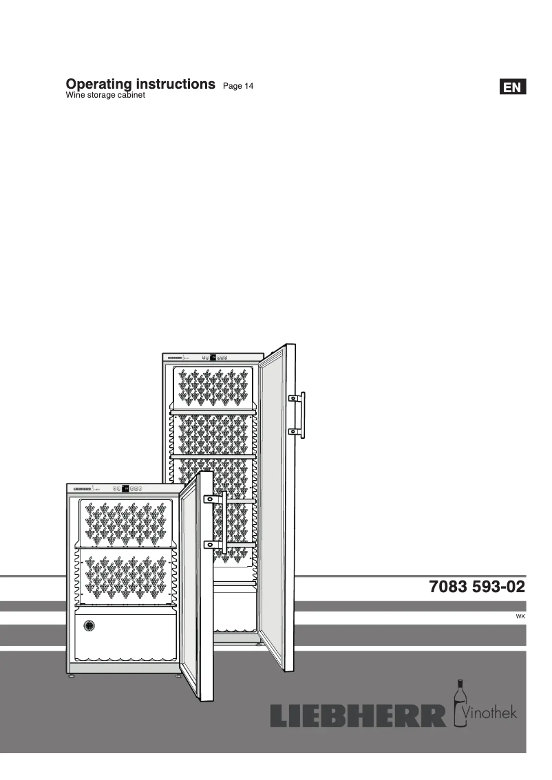Page n°1 - Manuel utilisateur Liebherr WKB 3212