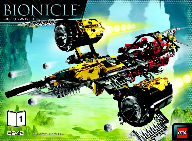 Page n°1 - Manuel utilisateur Lego Jetrax T6