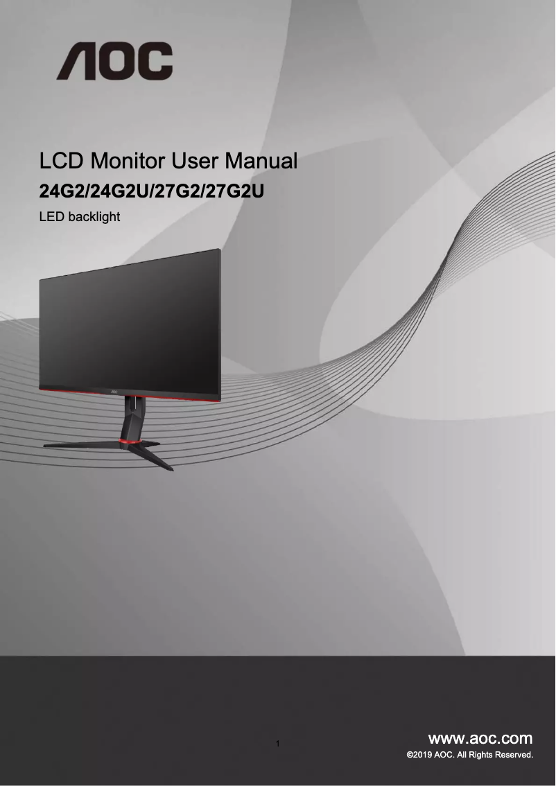 Image de la première page du manuel de l'appareil 24G2E