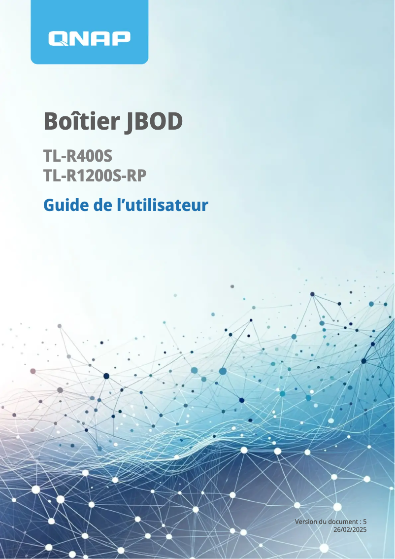 Page n°1 - Manuel utilisateur QNAP TL-R1200S-RP