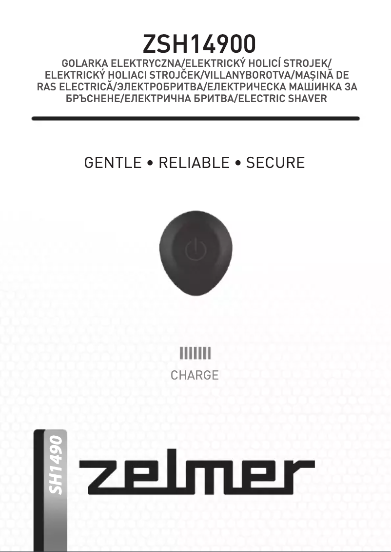 Página 1 del manual Manual de usuario Zelmer SH1490