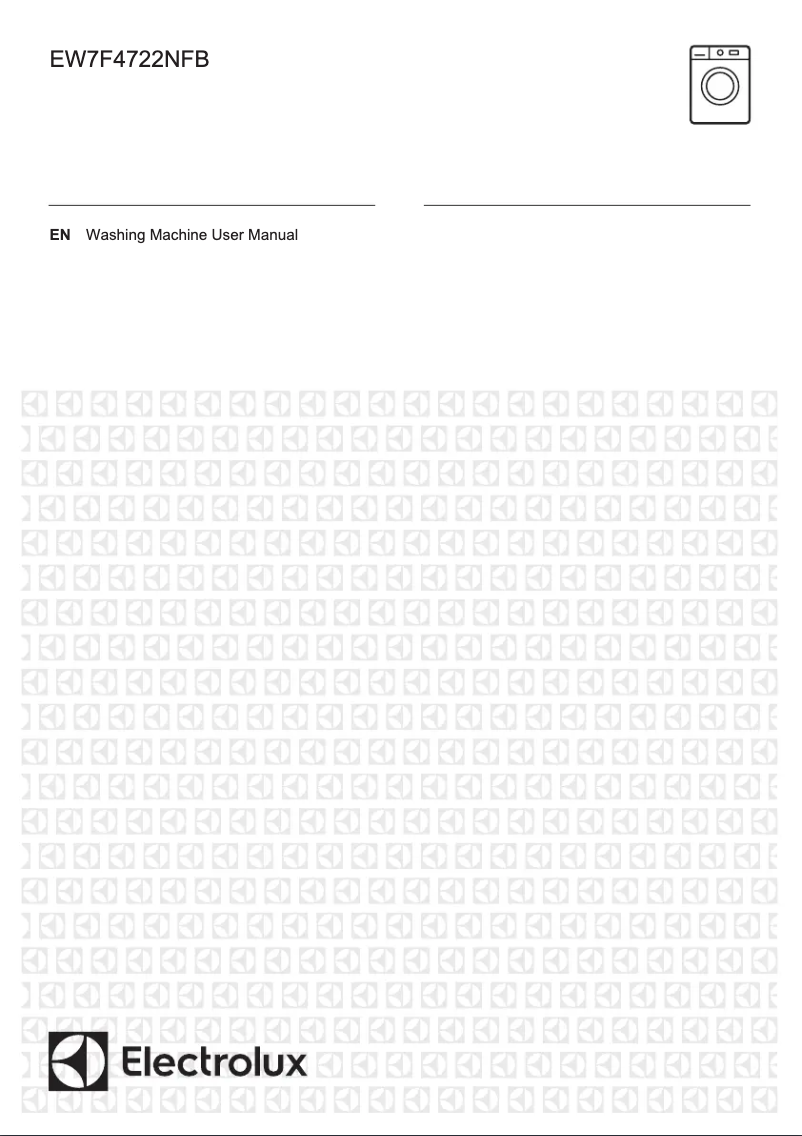 Page 1 de la notice Manuel utilisateur Electrolux EW7F4722NFB