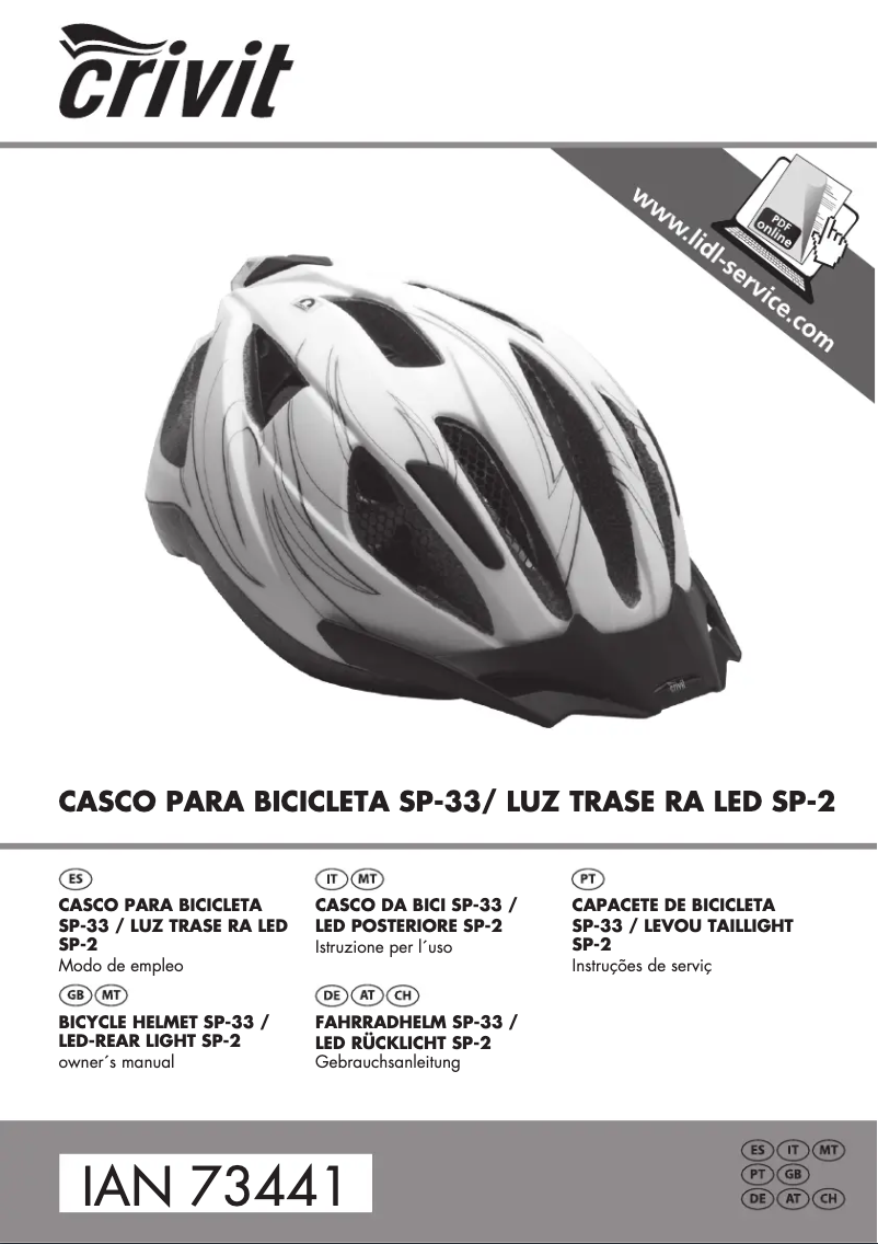 Page n°1 - Manuel utilisateur Crivit IAN 073441