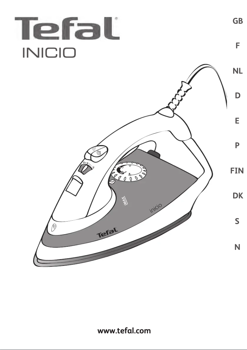 Page n°1 - Manuel utilisateur Tefal Inicio 15 FV1115