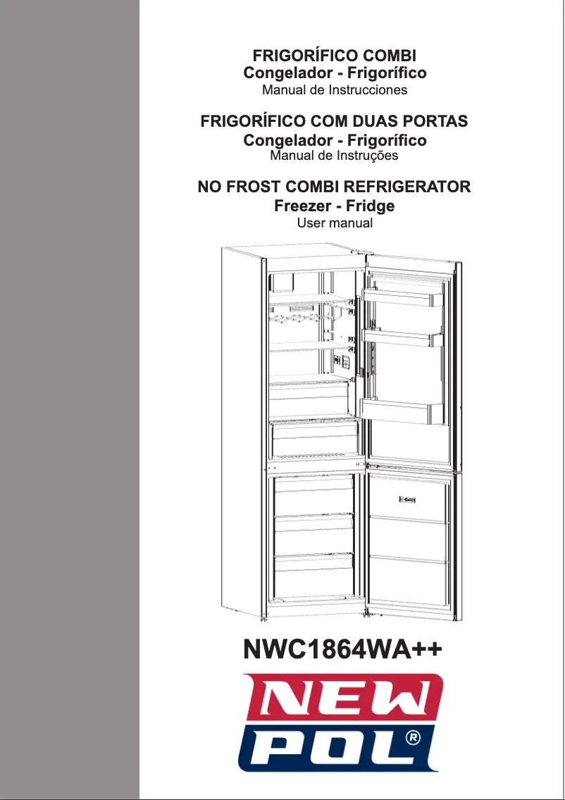 Image de la première page du manuel de l'appareil NWC1864WA++