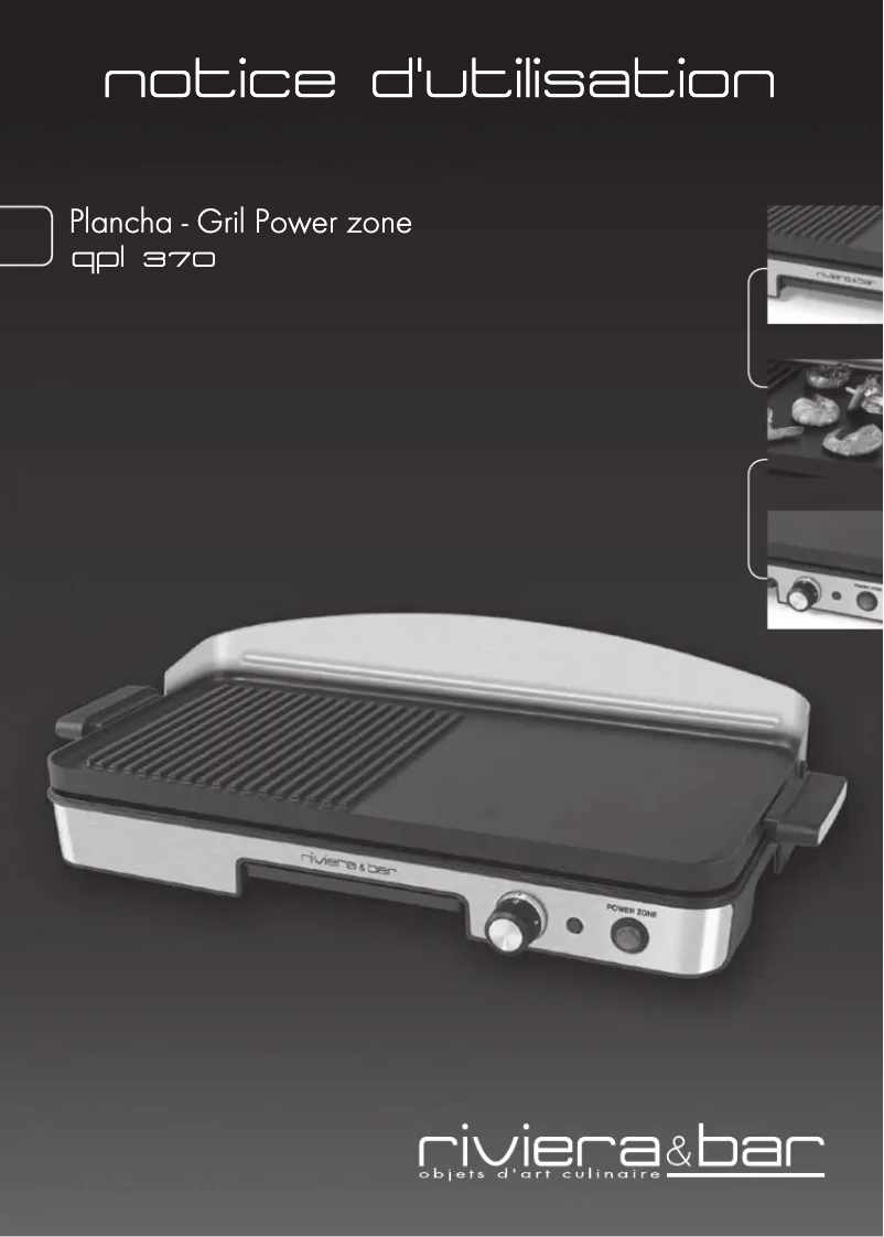 Página 1 del manual Manual de usuario Riviera & Bar QPL370