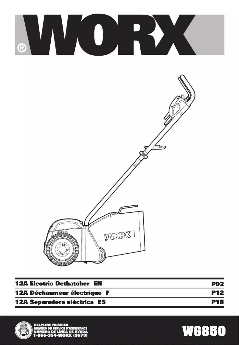 Página 1 del manual Manual de usuario Worx WA6496