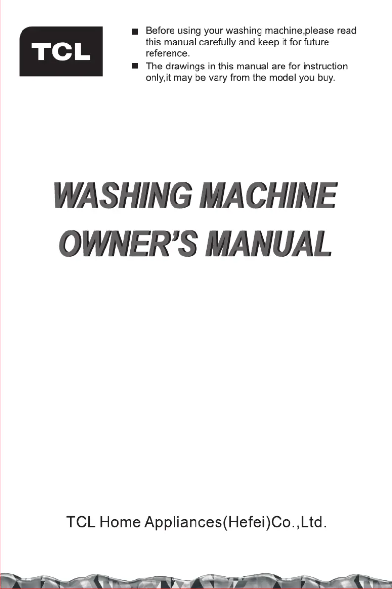 Page n°1 - Manuel utilisateur TCL FF0824WA5