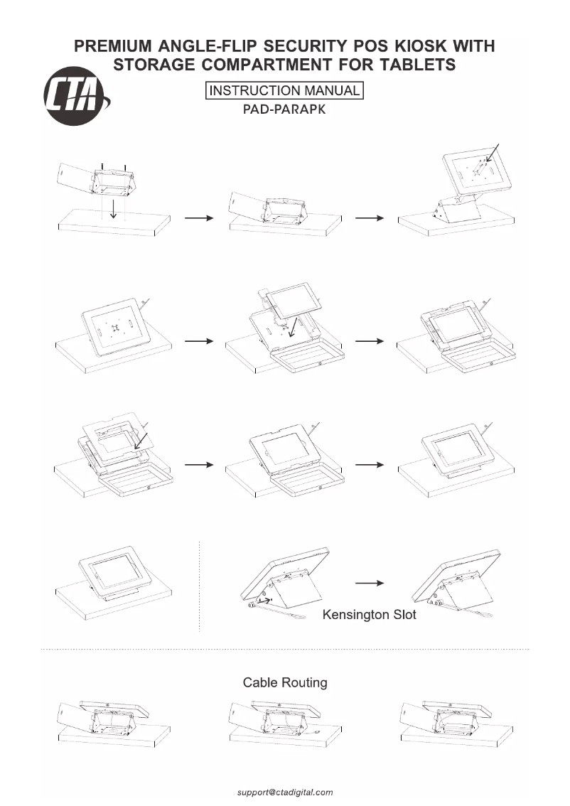 Imagen de la primera página del manual del dispositivo PAD-PARAPK