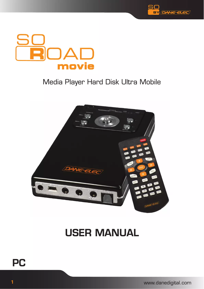 Image de la première page du manuel de l'appareil So Road Movie