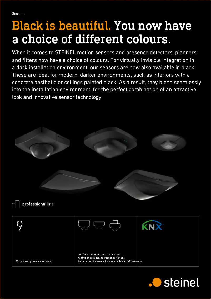 Page n°1 - Brochure Steinel Hallway COM1