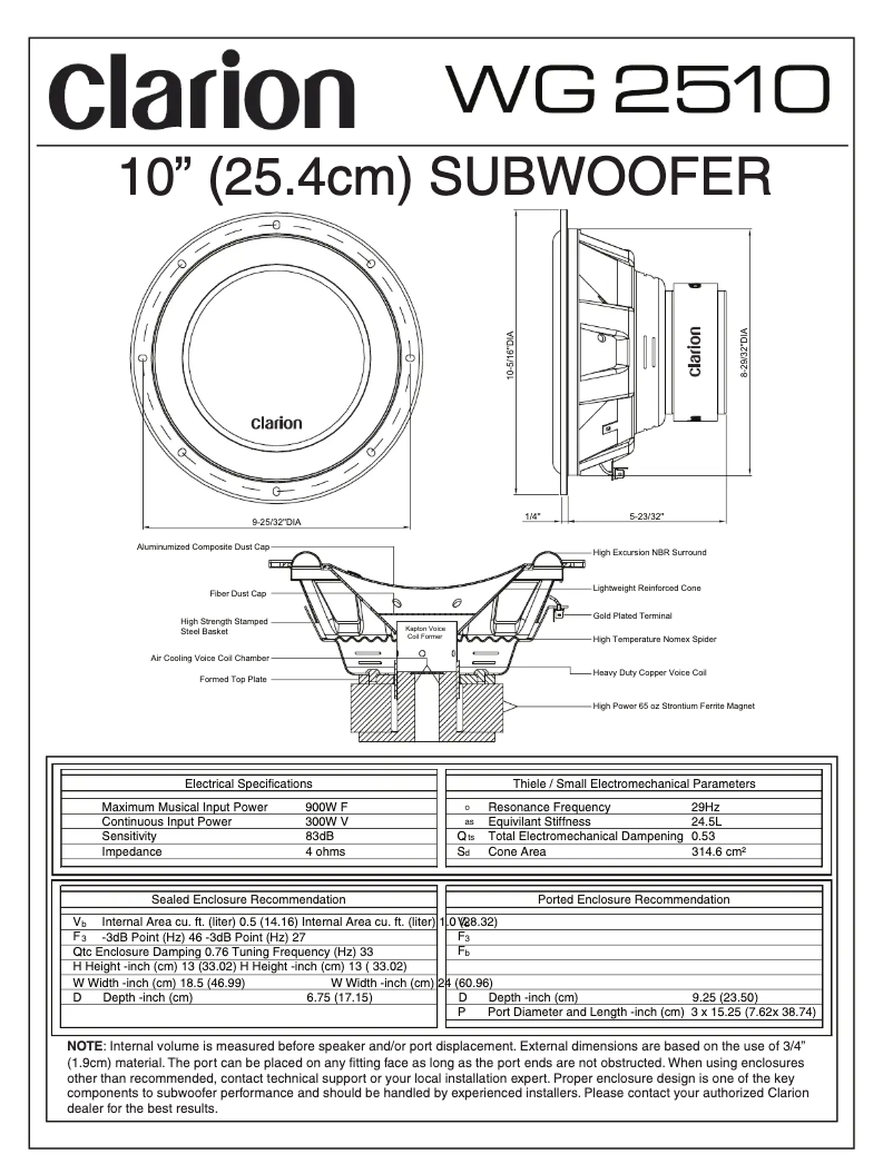 Image de la première page du manuel de l'appareil WG2510