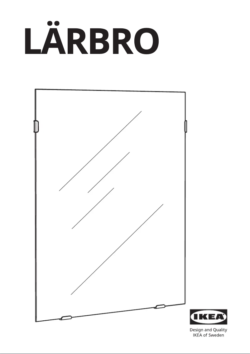 Image de la première page du manuel de l'appareil LÄRBRO 704.449.56