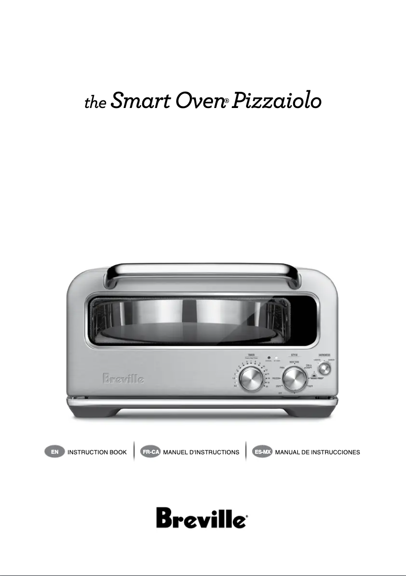 Image de la première page du manuel de l'appareil the Smart Oven Pizzaiolo BPZ820