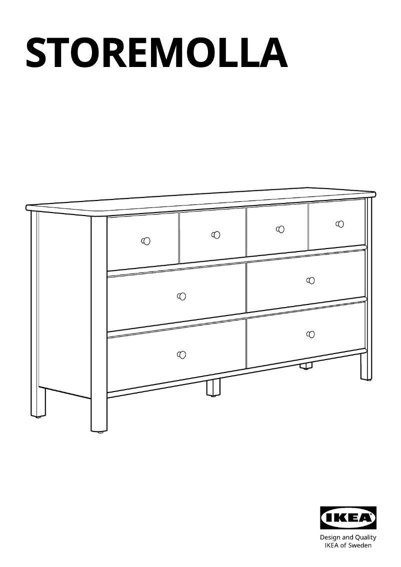 Image de la première page du manuel de l'appareil STOREMOLLA 605.223.94