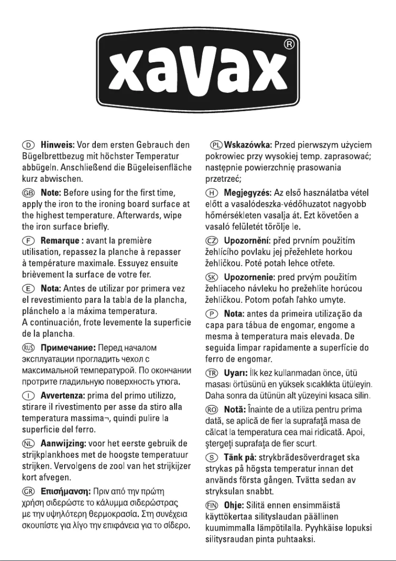 Image de la première page du manuel de l'appareil 00110934