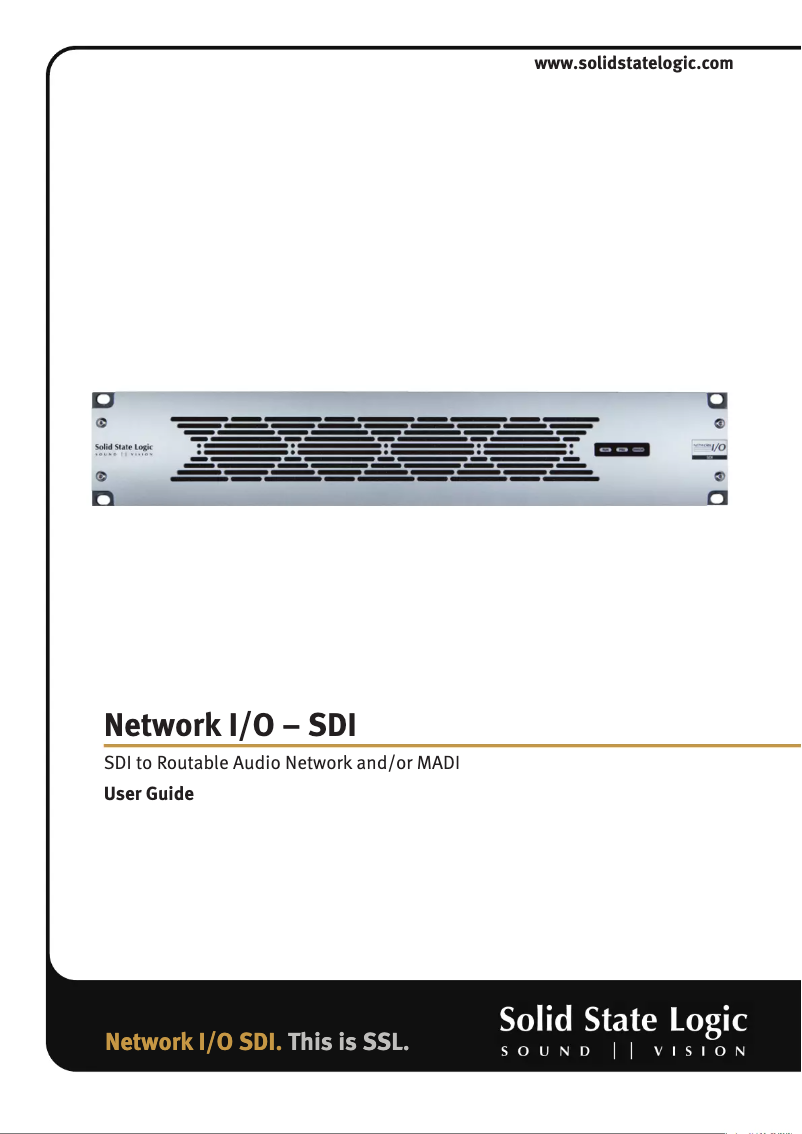 Image de la première page du manuel de l'appareil SDI-8