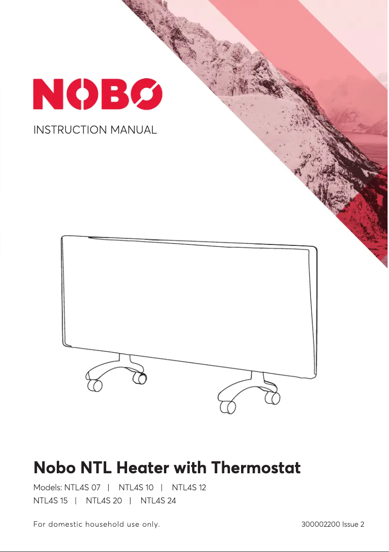 Página 1 del manual Manual de usuario Nobo NTL4S07-FS40
