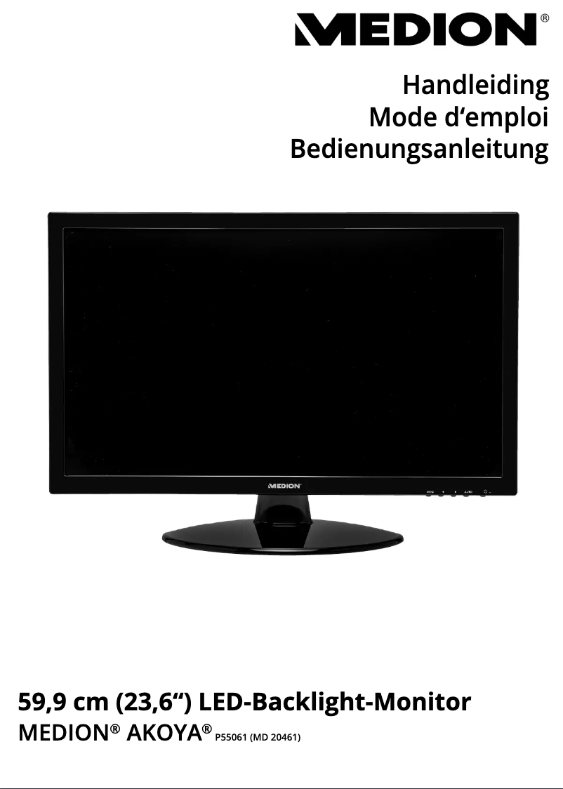 Image de la première page du manuel de l'appareil Akoya P55061 (MD 20461)