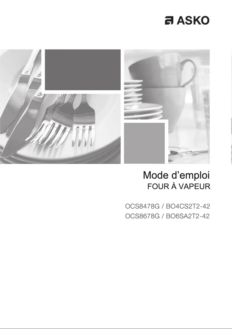 Image de la première page du manuel de l'appareil OCS8478G