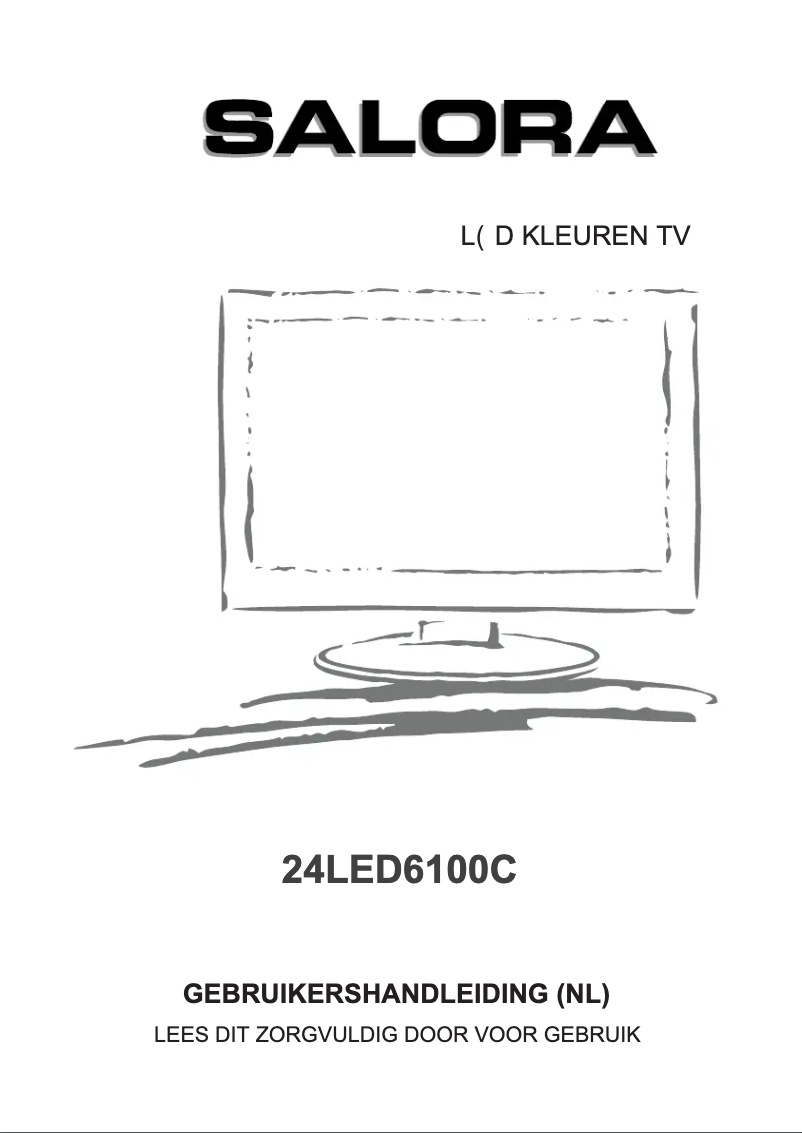 Page n°1 - Manuel utilisateur Salora 24LED6100C