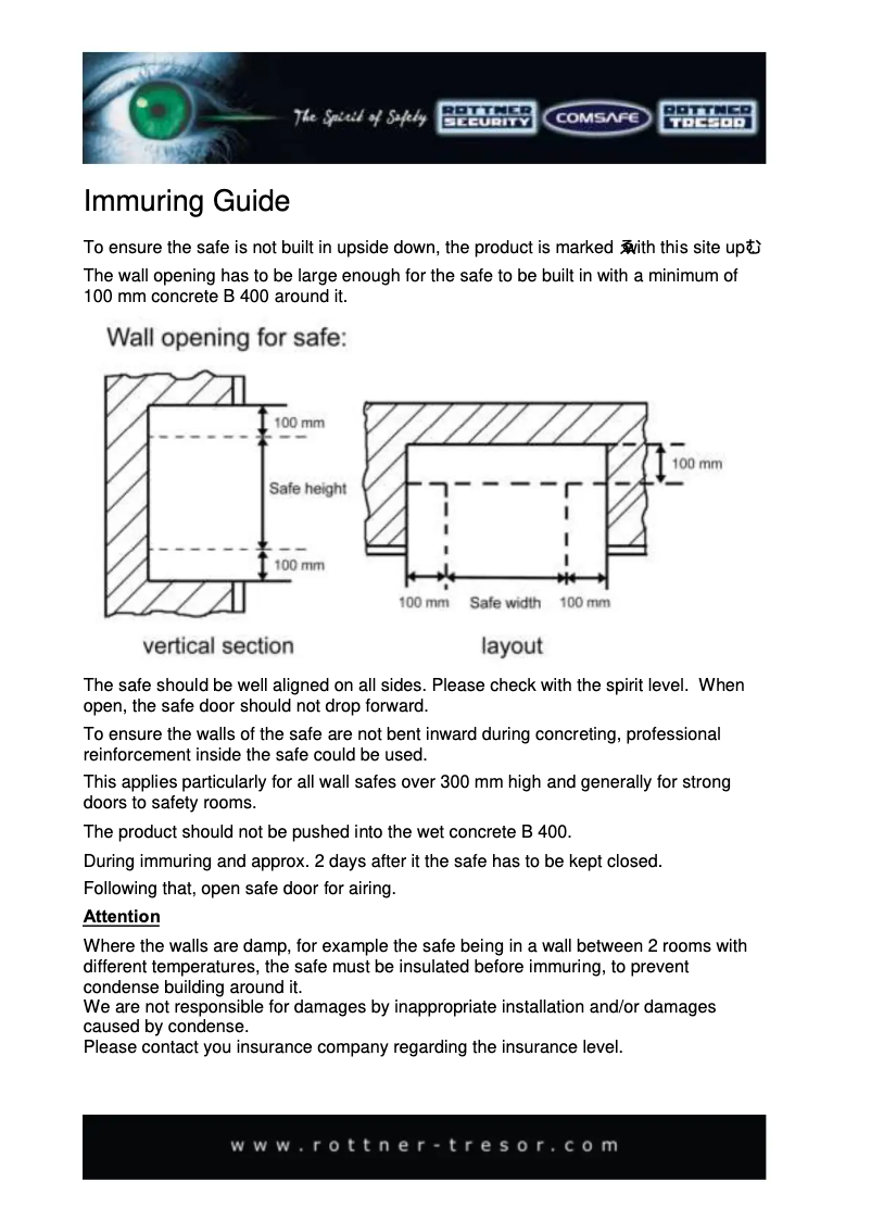 Page 1 de la notice Manuel utilisateur Rottner Tresor T03084