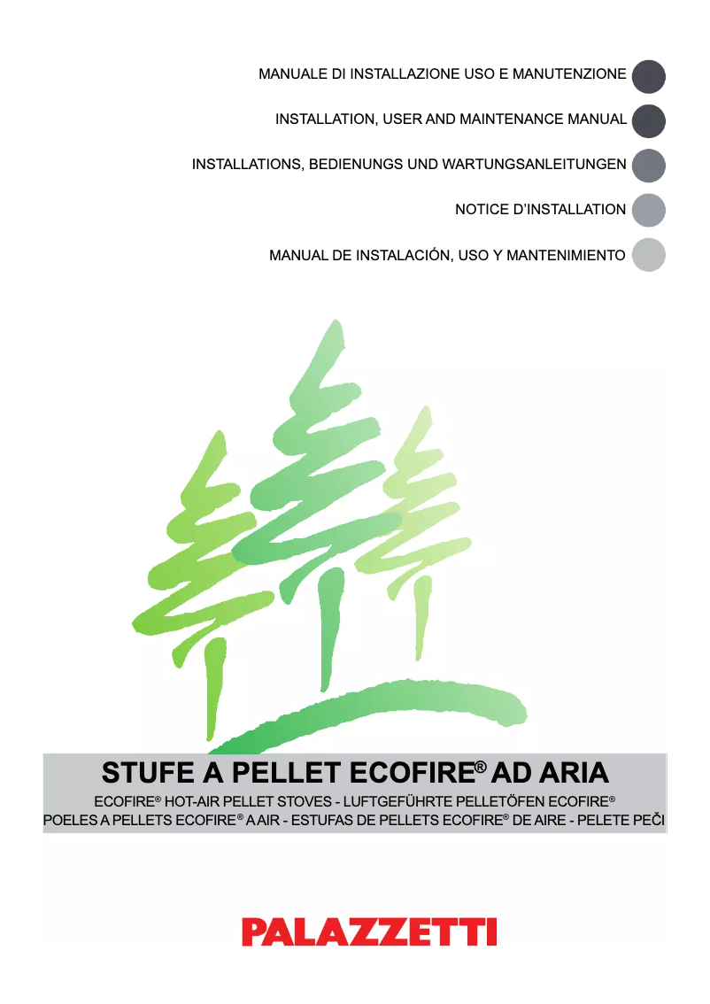 Page n°1 - Manuel utilisateur Palazzetti Ecofire Michela