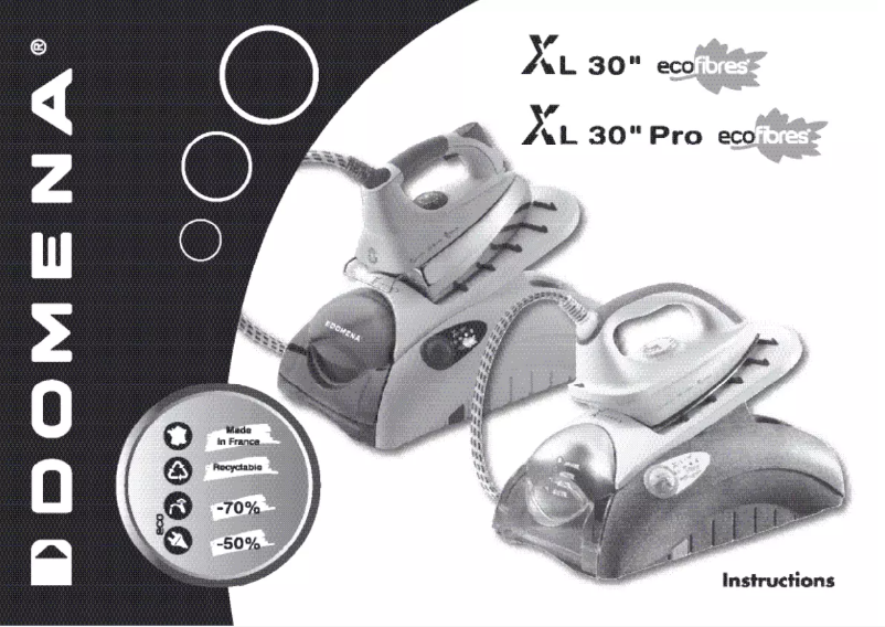 Page 1 de la notice Manuel utilisateur Domena XL 30 PRO