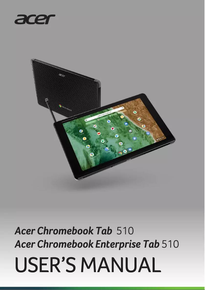 Página 1 del manual Manual de usuario Acer Chromebook Tab 510