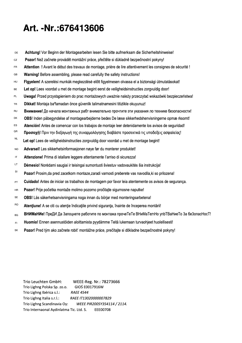 Image de la première page du manuel de l'appareil Catoki 676413606