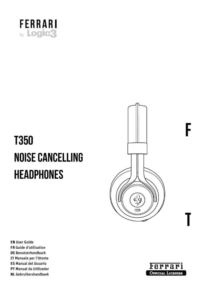 Page 1 de la notice Manuel utilisateur Ferrari by Logic3 Cavallino T350