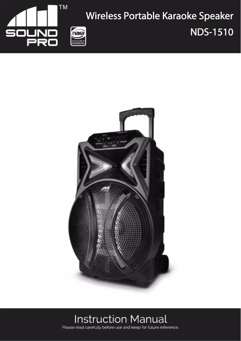 First page image of the manual for NDS-1510