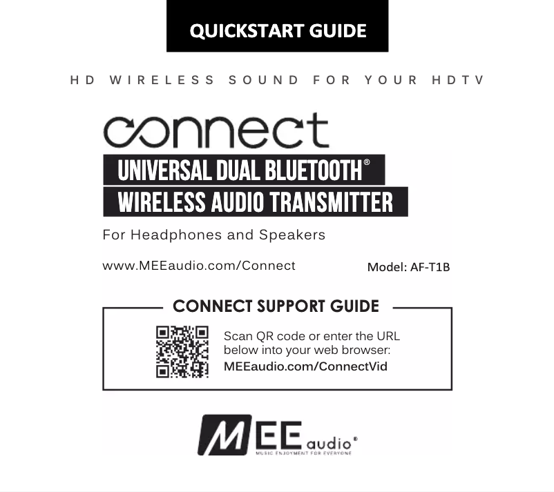 Image de la première page du manuel de l'appareil AF-T1B