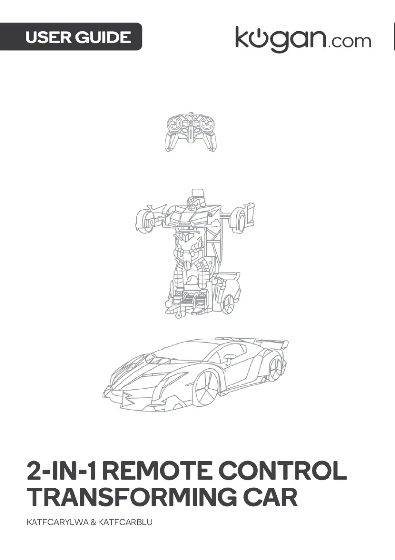 Page n°1 - Manuel utilisateur Kogan KATFCARBLUA