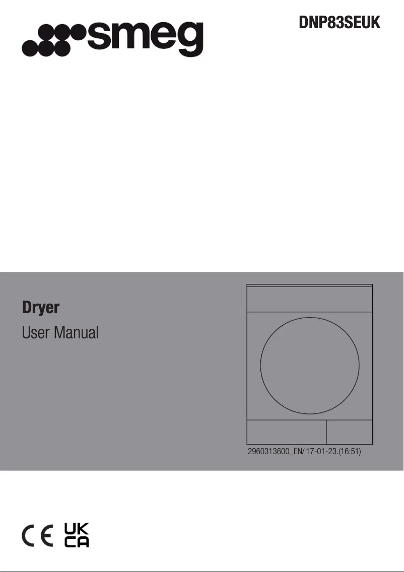 Página 1 del manual Manual de usuario Smeg DNP83SEUK