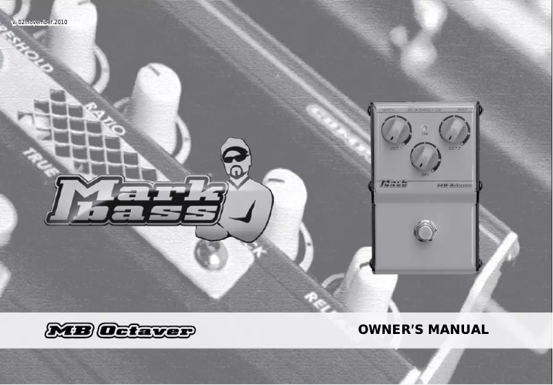 Page n°1 - Manuel utilisateur Markbass MB Octaver