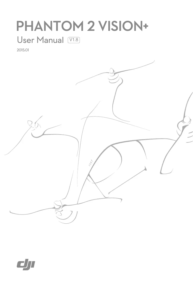 Imagen de la primera página del manual del dispositivo Phantom 2