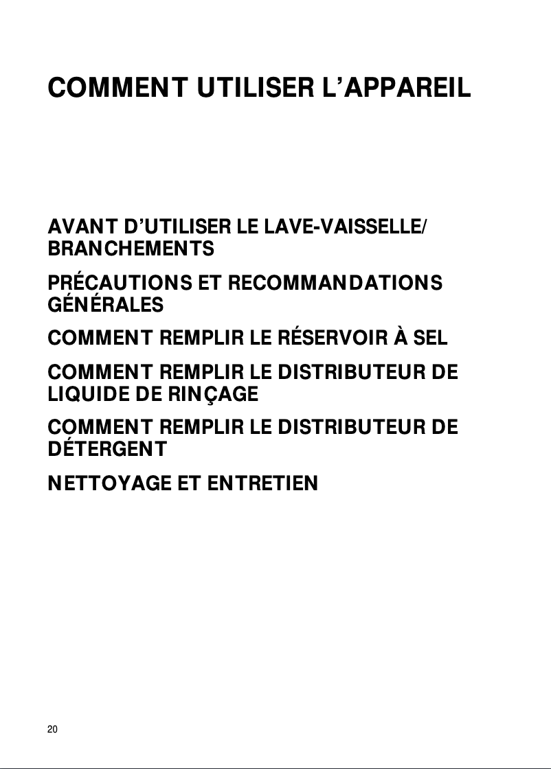 Image de la première page du manuel de l'appareil GSI 6587 IN