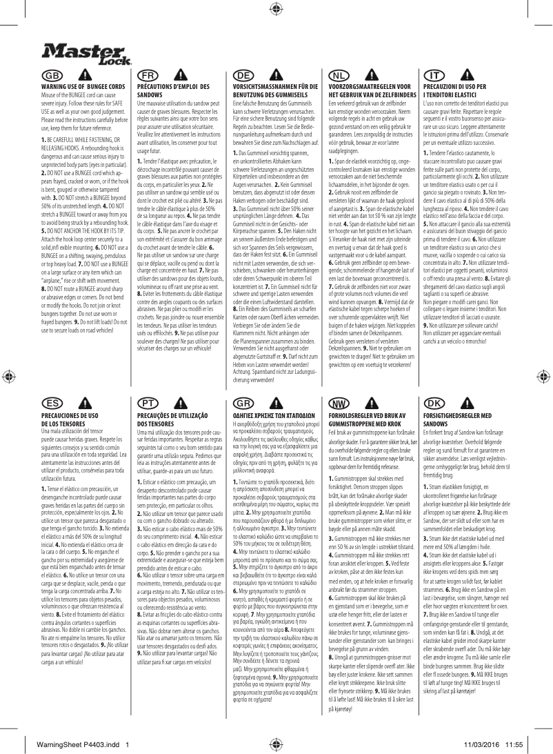 Image de la première page du manuel de l'appareil 3031EURDAT