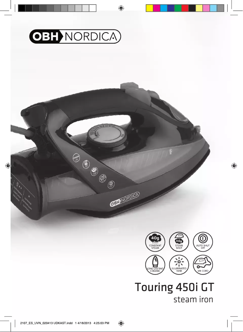 Page n°1 - Manuel utilisateur OBH Nordica Touring 450 GT