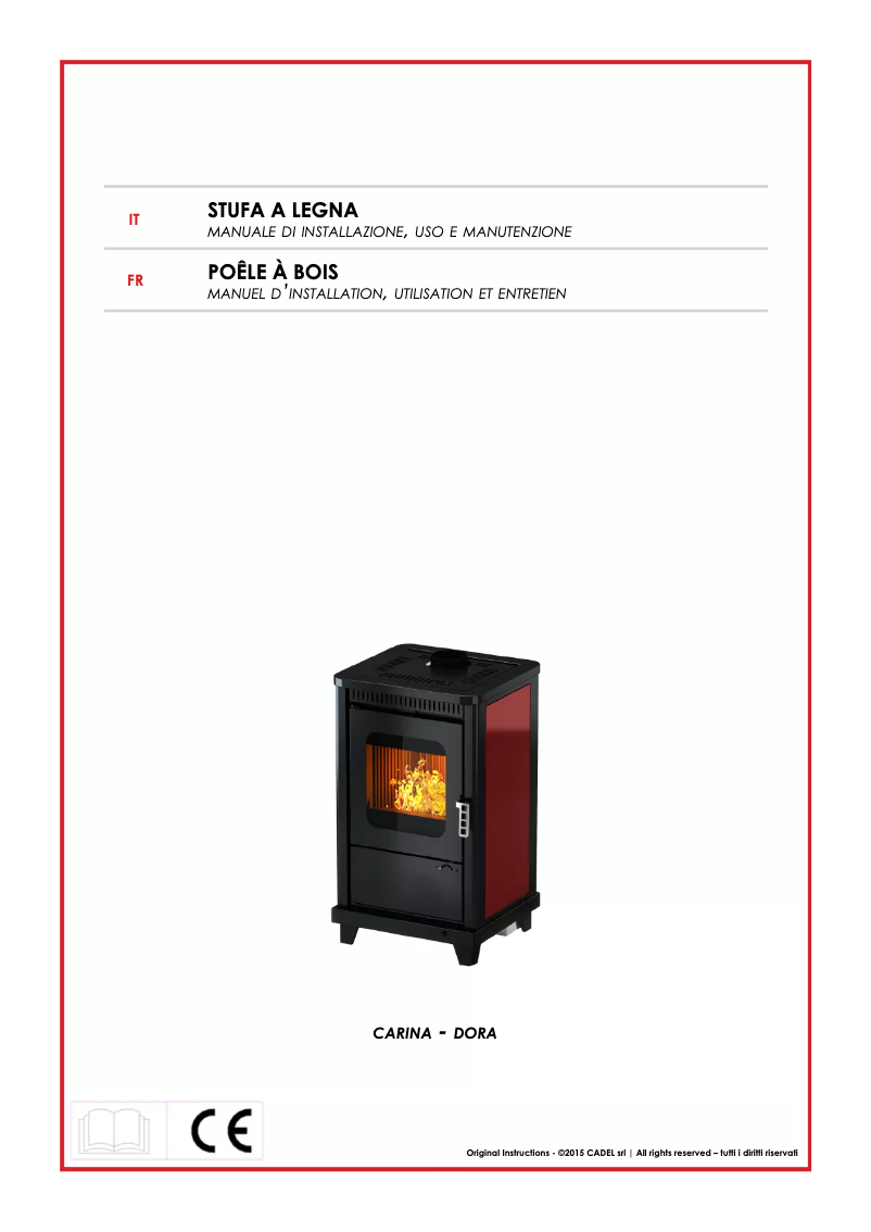 Page 1 de la notice Manuel utilisateur Cadel Carina