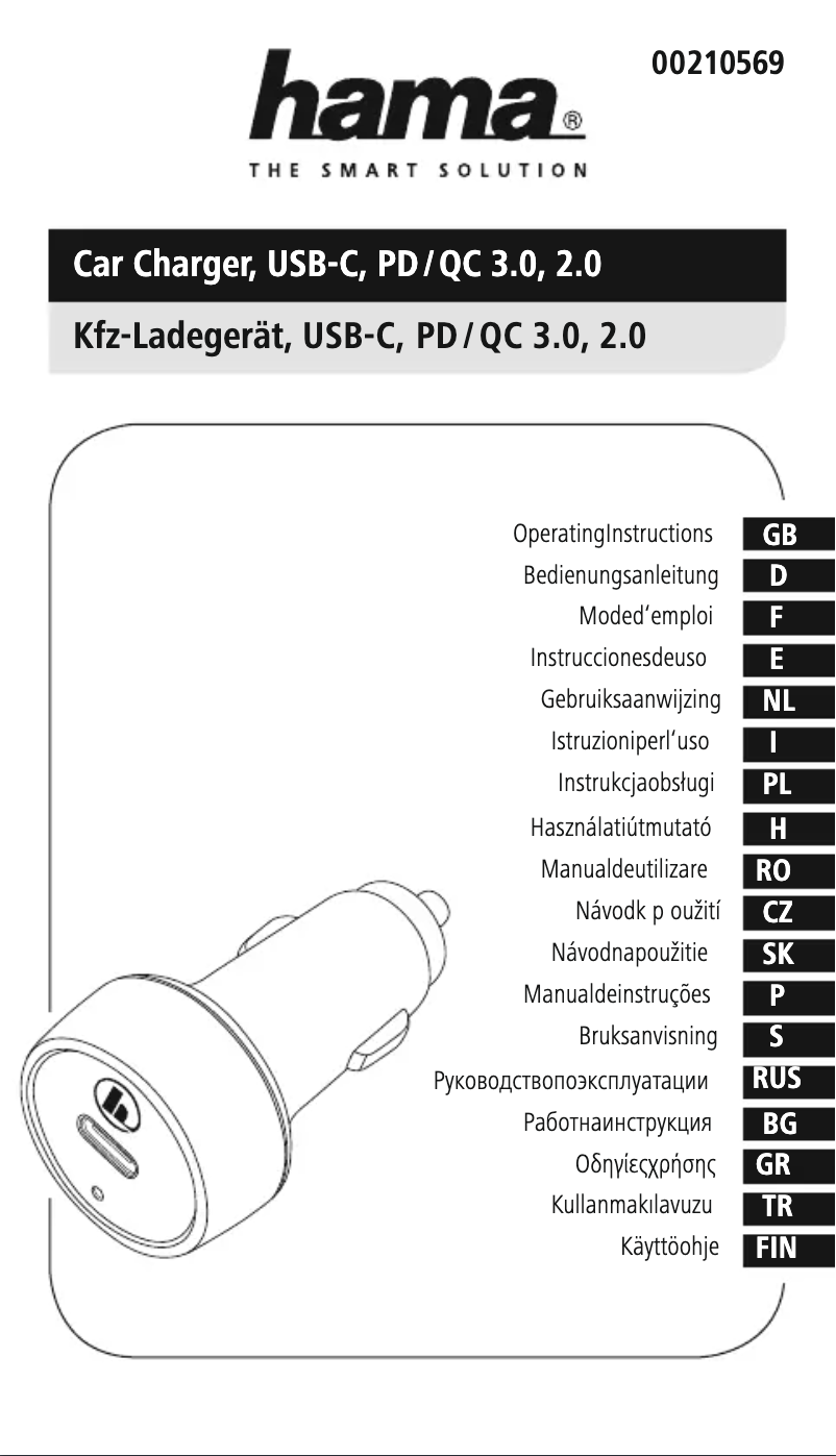 Imagen de la primera página del manual del dispositivo 00210569