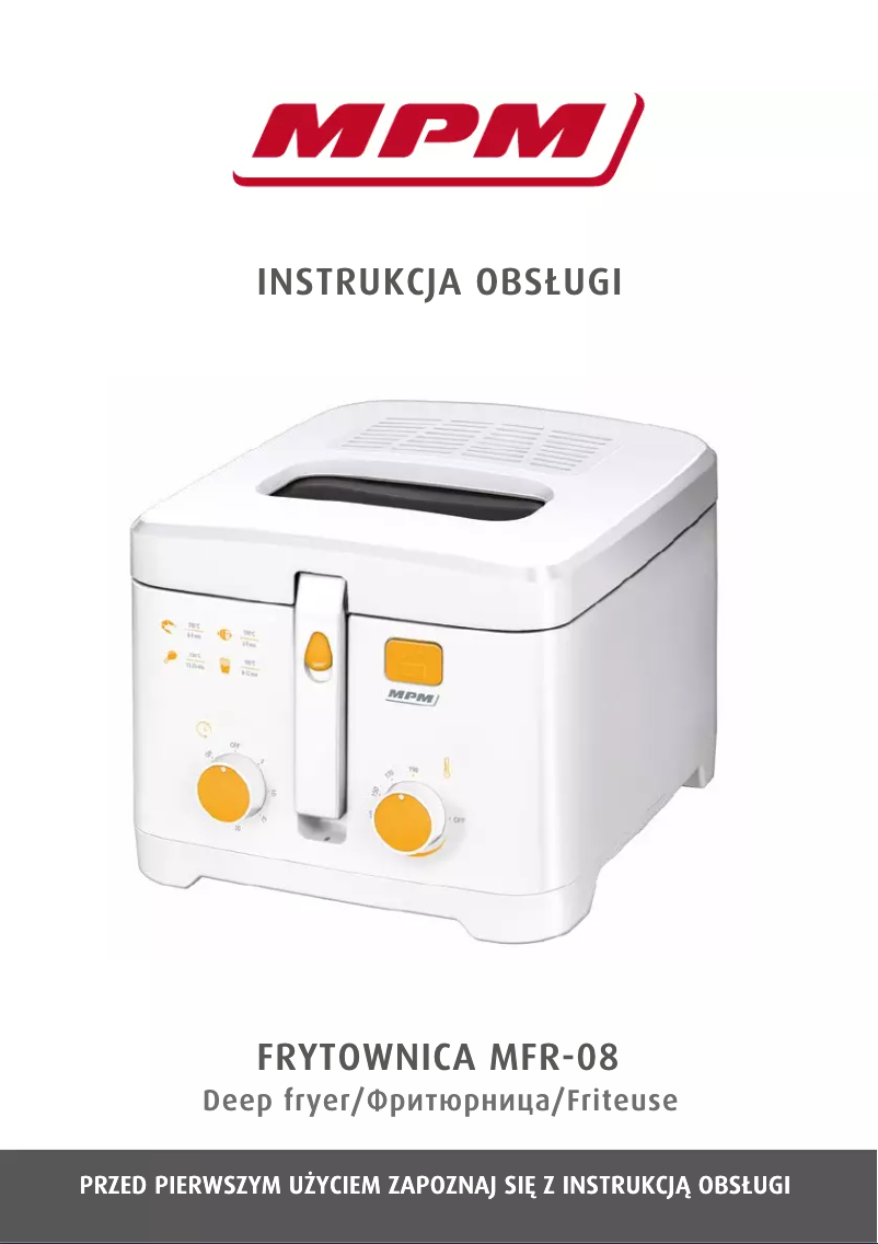 Page 1 de la notice Manuel utilisateur MPM MFR-08
