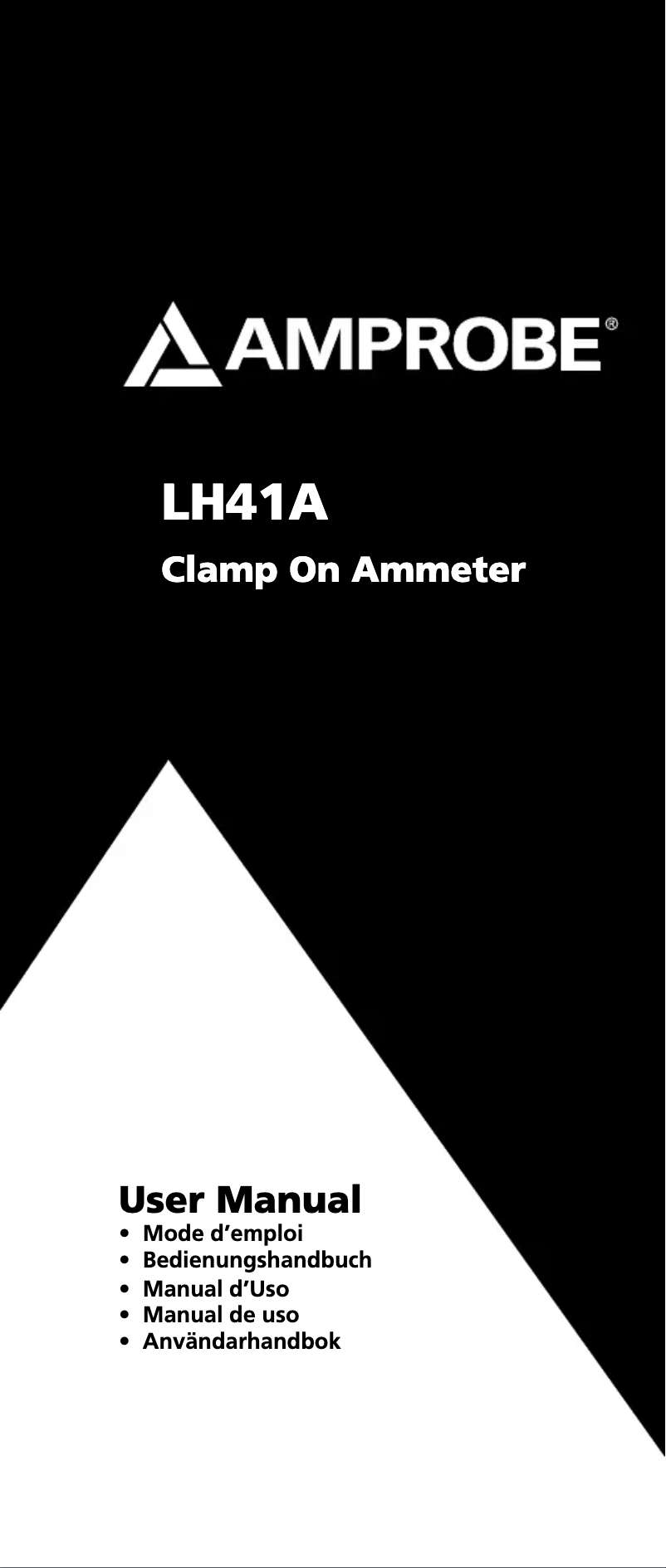 Image de la première page du manuel de l'appareil LH41A