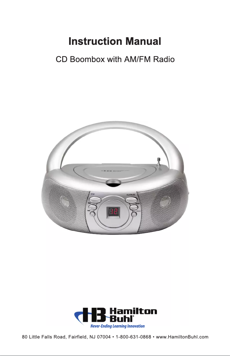 Página 1 del manual Manual de usuario Hamilton Buhl MPC-3030